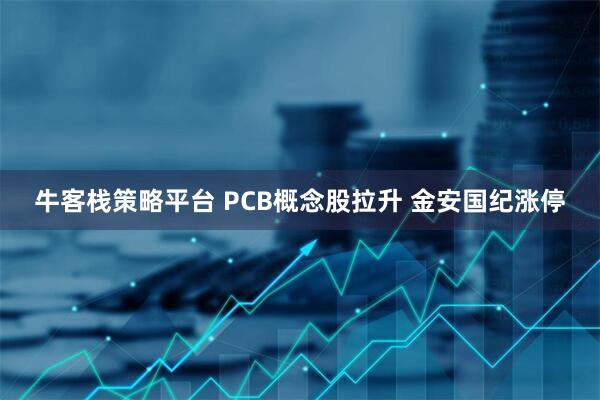 牛客栈策略平台 PCB概念股拉升 金安国纪涨停